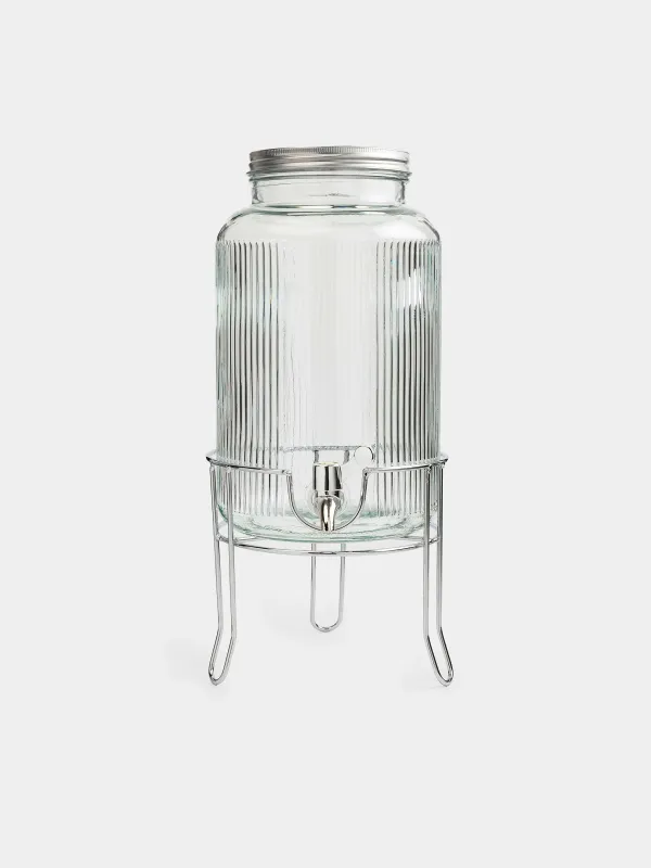 Beverage dispenser, 5,8 l, glass R / metal, Argos, image-1