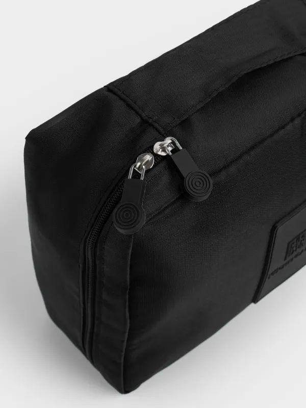 Travel cosmetic bag, 21x16 cm, polyester, black, Easy Travel, image-4