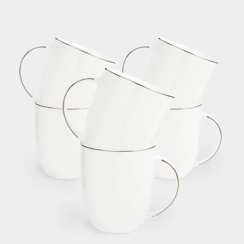 Mug, 400 ml, 6 pcs, porcelain F, Antarctica