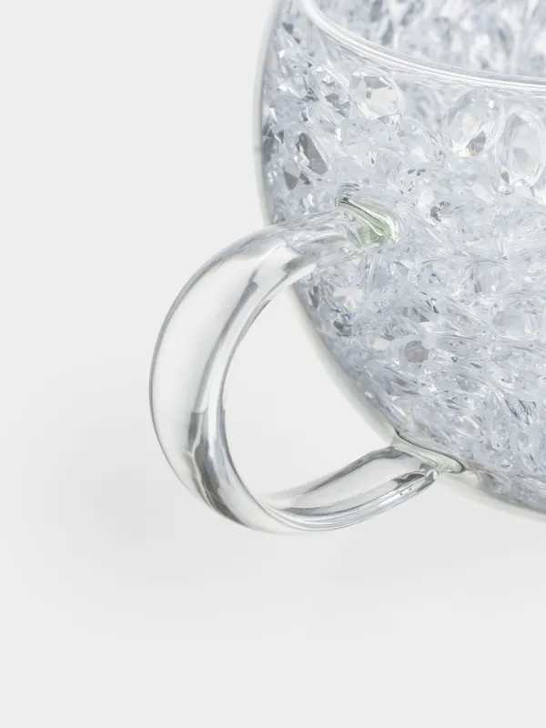 Mug, 270 ml, glass B, with crystals inside, Air decor, image-2