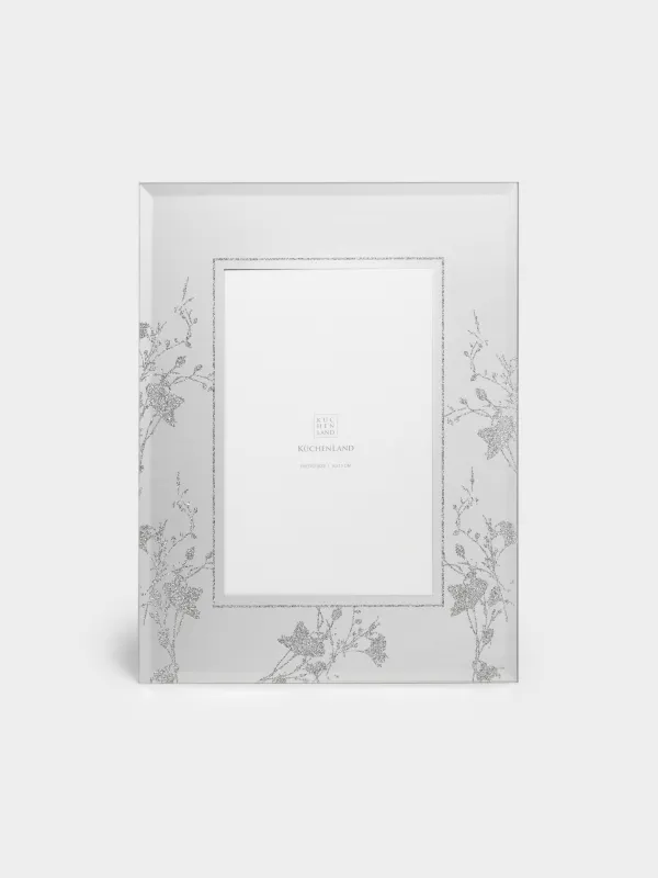 Photo frame, 17x22 cm, glass, Flowers, Glossy, image-5