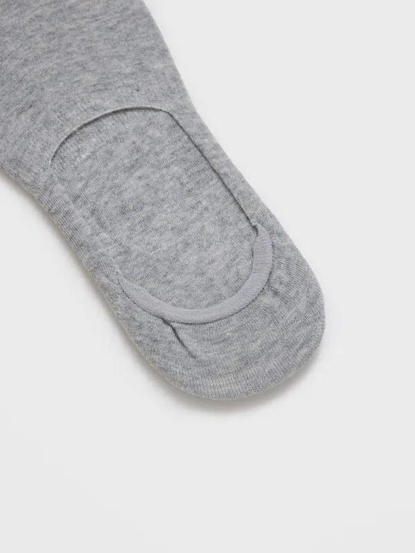 Women's track socks, Size 36-38, cotton / polyester, grey, Basic, image-3