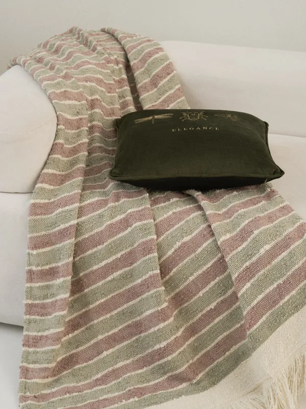 Decorative pillow, 45x45 cm, velvet, green, Bugs, Bugs, image-5