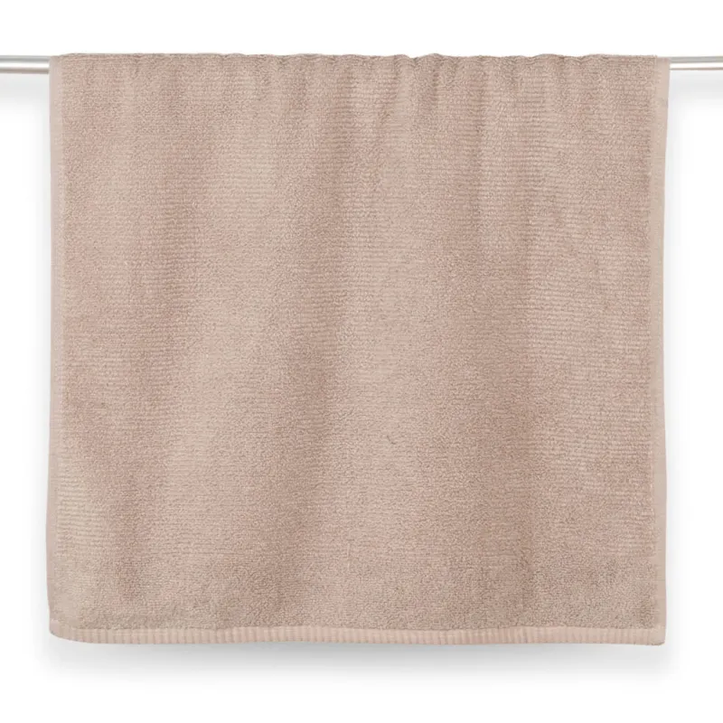 Towel, 50x90 cm, cotton, brown, Terry cotton, image-1