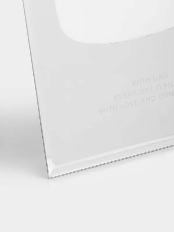 Photo frame, 17x20 cm, with passepartout, Glass, Dad, Sheer, image-2