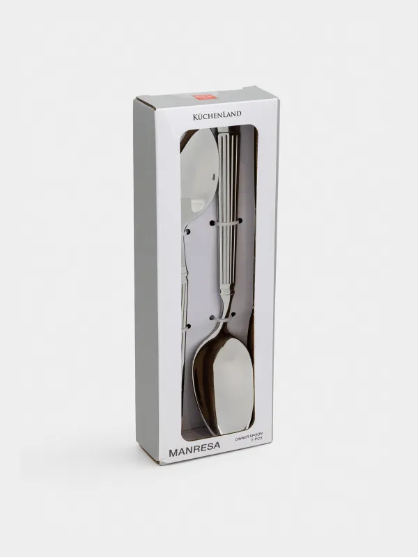 Dining spoon, 2 pcs, steel, Strips, Manresa, image-4