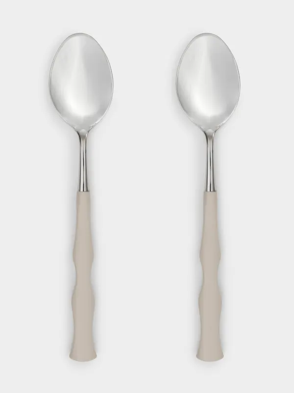 Dining spoon, 2 pcs, steel / plastic, beige, Bends, Toronto, image-3