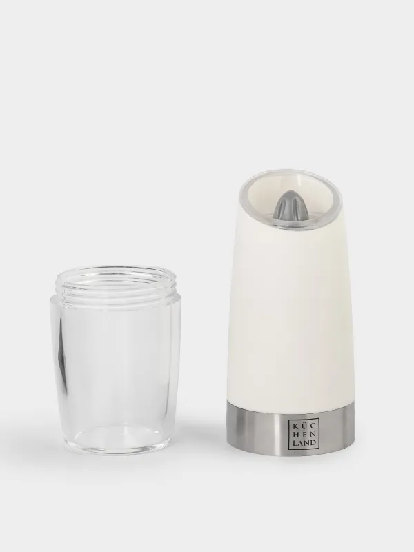 Spice mill, 20 cm, Gravity, Plastic / Acrylic, LED W, White, Spicy, image-4