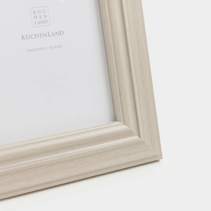 Photo frame, 16x21 cm, plastic / glass, beige, Gallery, image-4