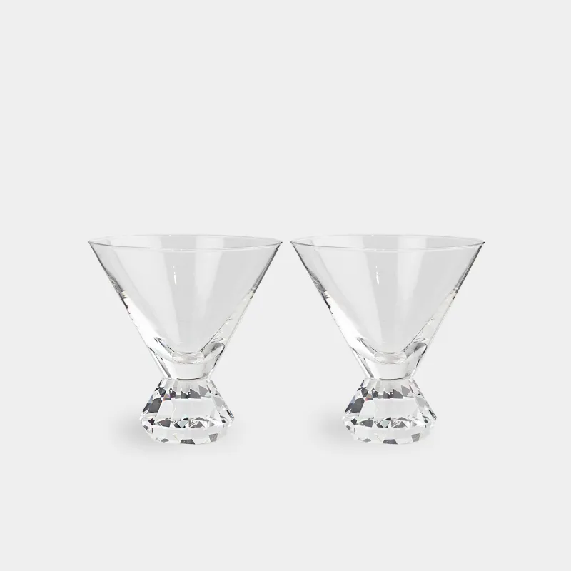 Drinking glass, 310 ml, 2 pcs, glass, Diamond, Diamond