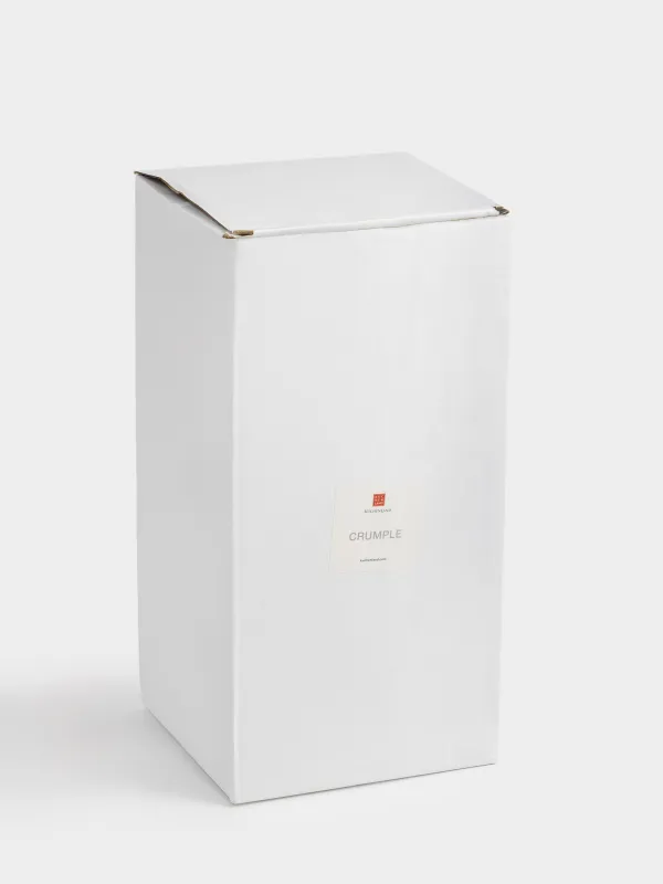 Flower vase, 30 cm, ceramic, white, Candy, Crumple, image-4