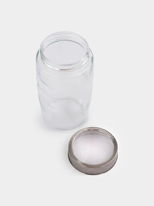 Food jar, 900 ml, glass/plastic, Comfort, image-2