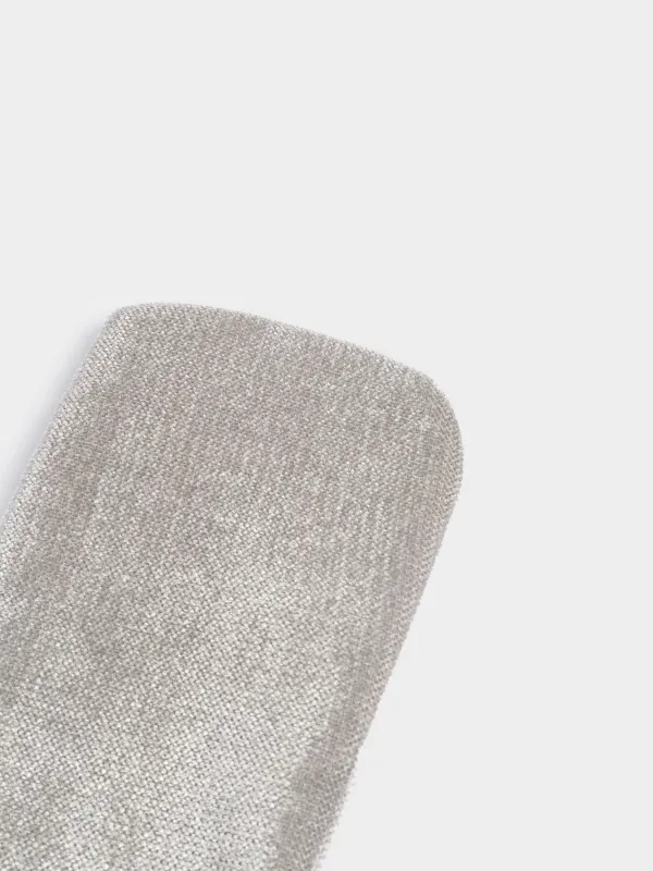 Mitten for cleaning wool, 22x13 cm, microfiber, gray, Clean, image-1