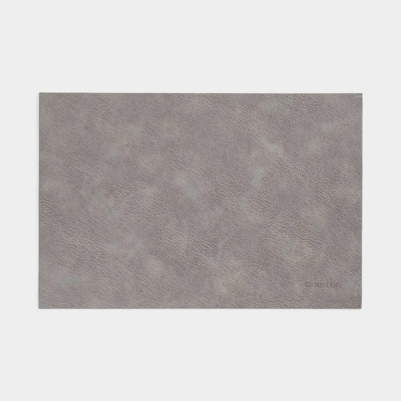 Placemat, 30x45 cm, PVC, rectangular, gray, Rock