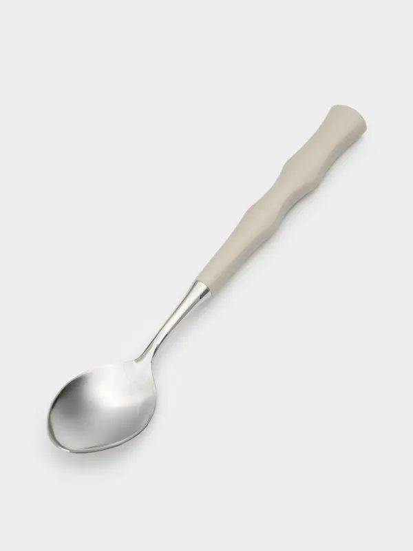 Tea spoon, 2 pcs, steel / plastic, beige, Bends, Toronto, image-2