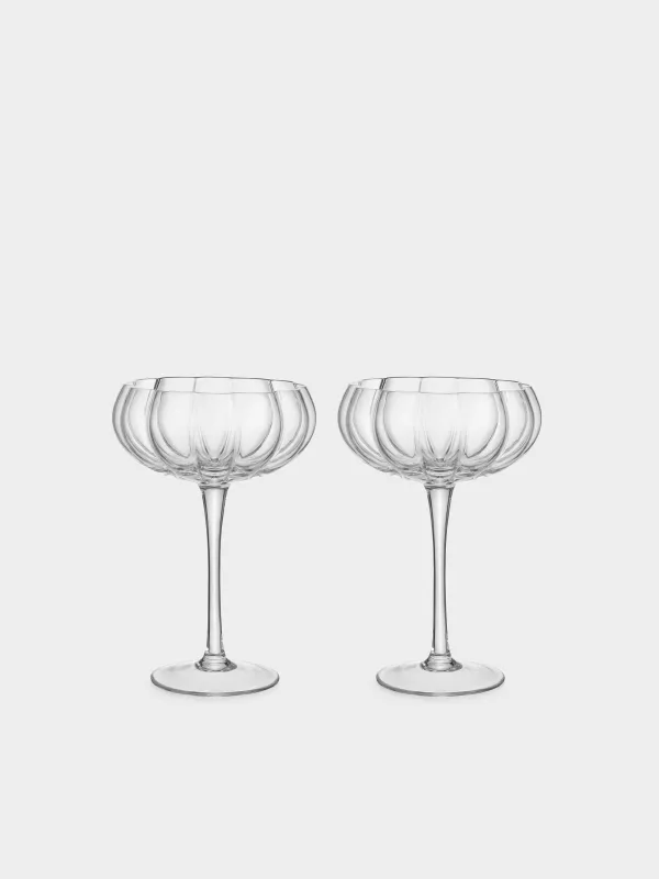 Drinking glass, 310 ml, 2 pcs, glass, Blossom, image-0