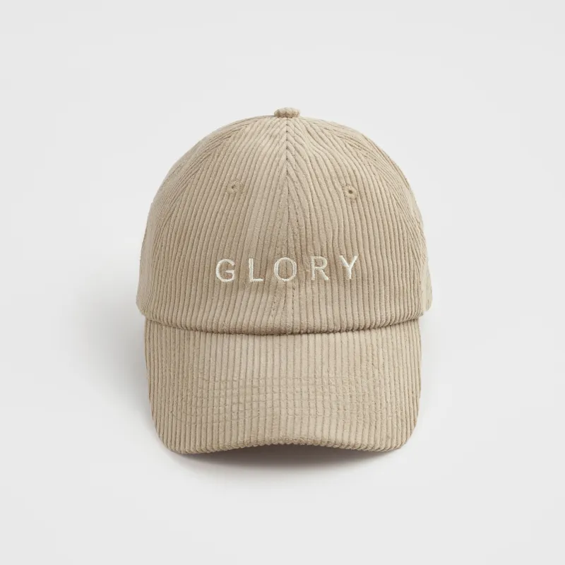 Baseball cap, 58 cm, single size, ribbed, velvet, beige, Design, Velvet cap