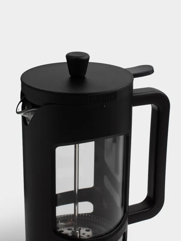 French press, 1 l, glass B / steel, beige, Detto, image-1