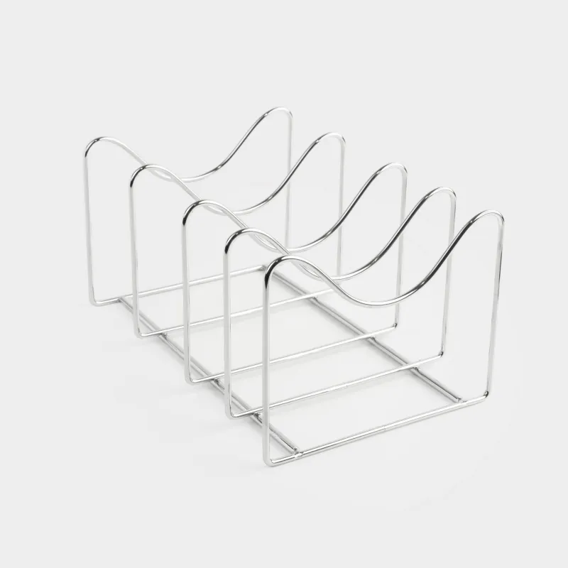 Stand-organizer for pans and lids, 16x25 cm, 4 otd, metal, Method