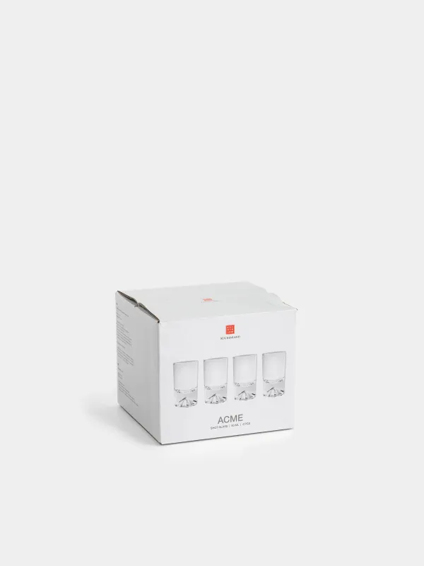Drinking glass, 50 ml, 4 pcs, glass, Acme, image-4
