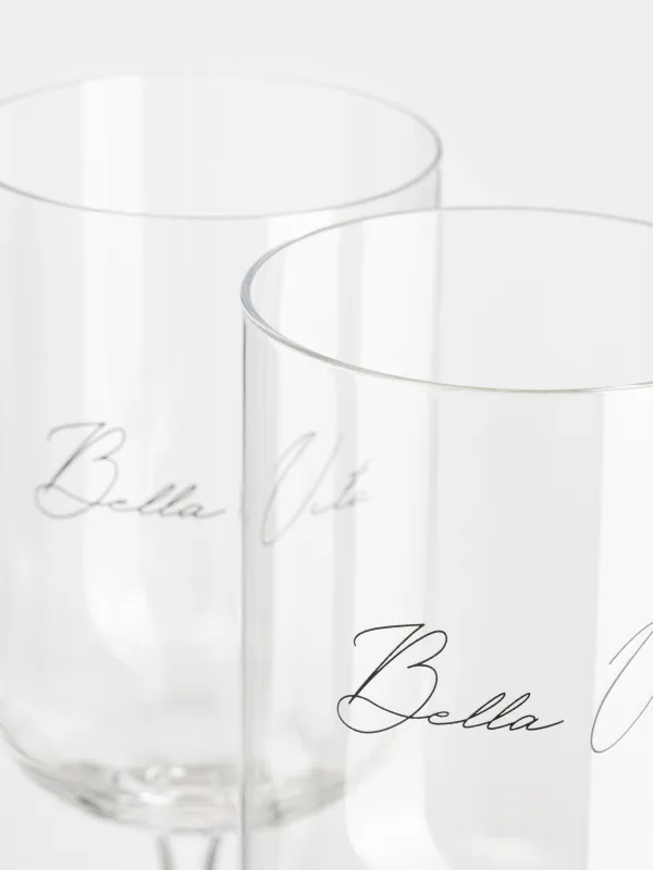 Drinking glass, 460 ml, 2 pcs, crystal glass, Bella Vita, Foligno                                                       , image-3