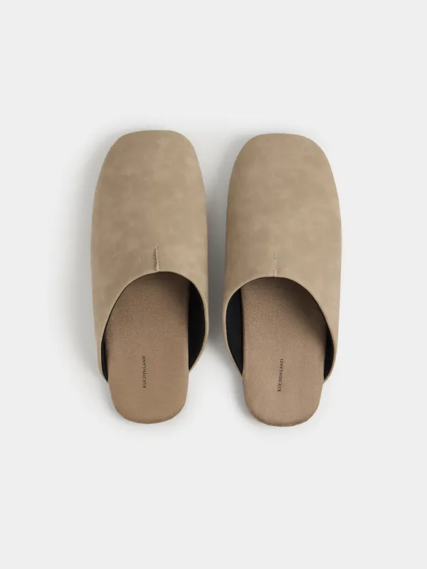 Women's slippers, homewear, size 36-37, polyurethane / PVC, grey, Viderlen, image-1