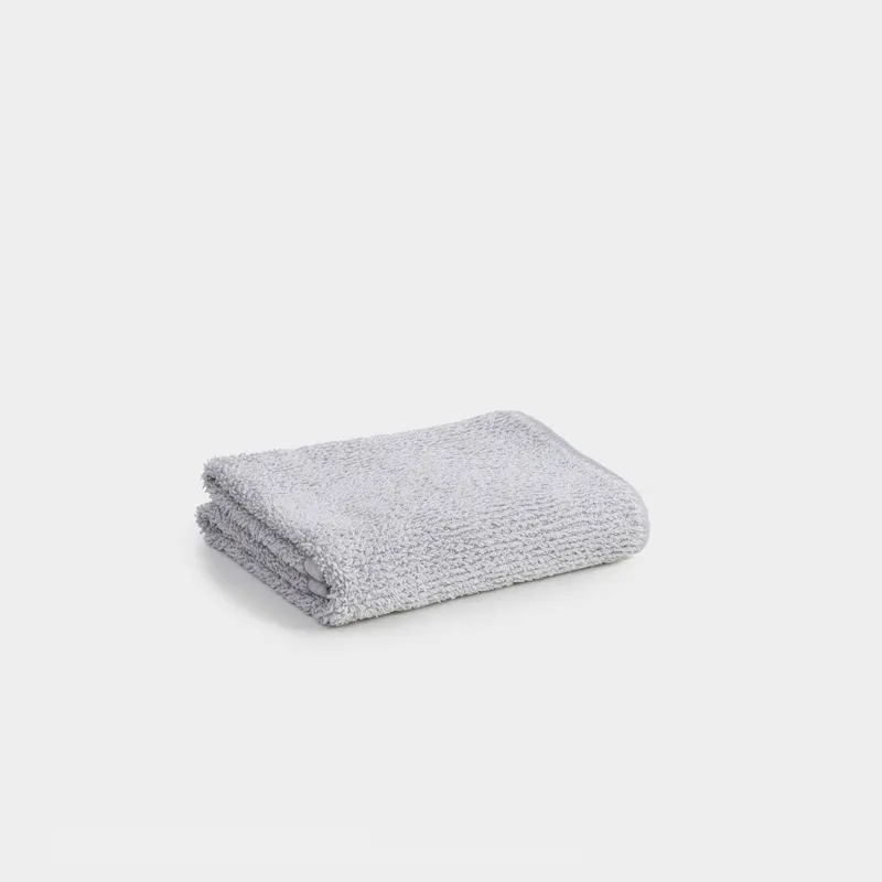 Towel, 40x60 cm, cotton, light grey, Terry cotton