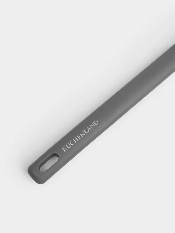 Cooking brush, 27 cm, silicone, grey, Grey steel, image-4