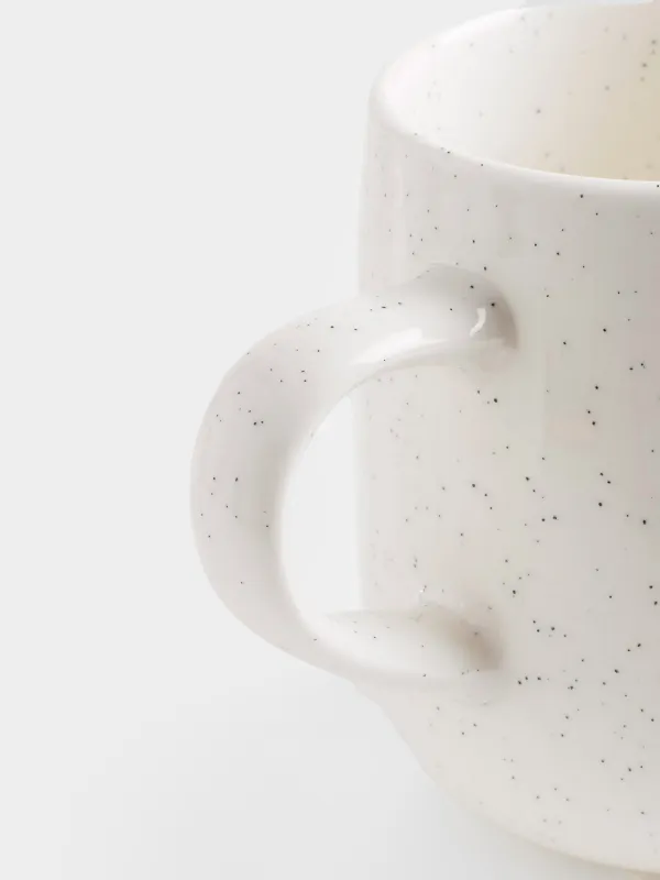 Mug, 500 ml, porcelain N, milk, Dots, Boho, image-2