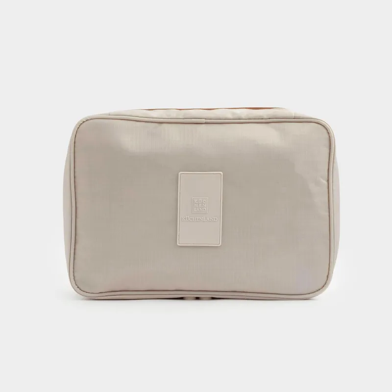 Travel Cosmetic Bag, 27х18 cm, polyester, beige, Easy Travel