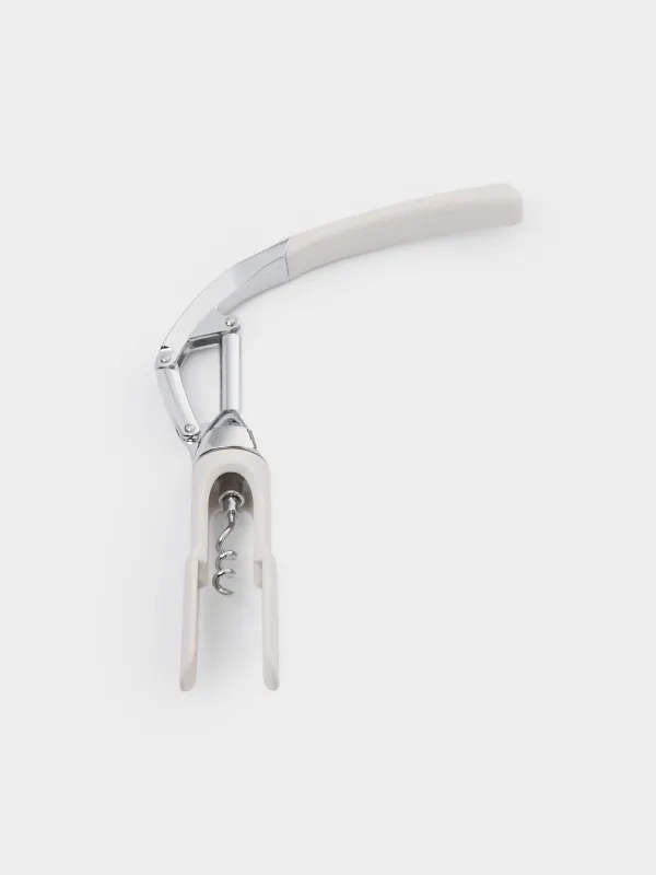 Lever corkscrew, 17 cm, metal / plastic, Fastie, image-2