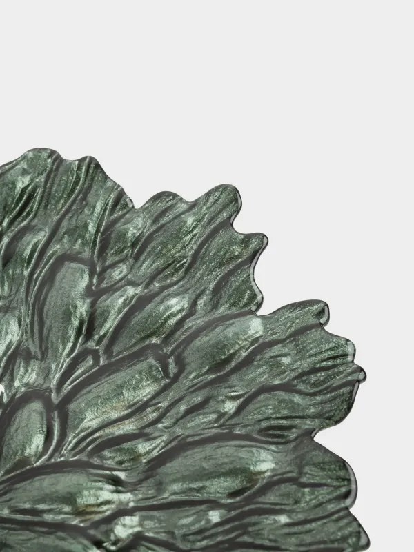 Dish, 33 cm, glass R, green, Pion color, image-5