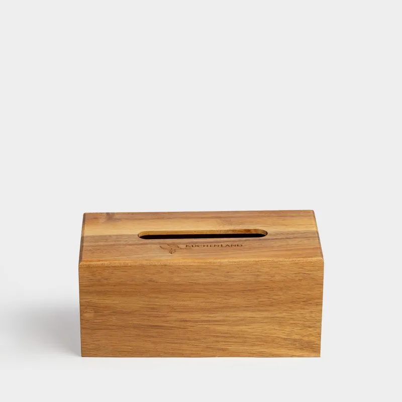 Paper napkin box, 24x12 cm, wood, Eco home