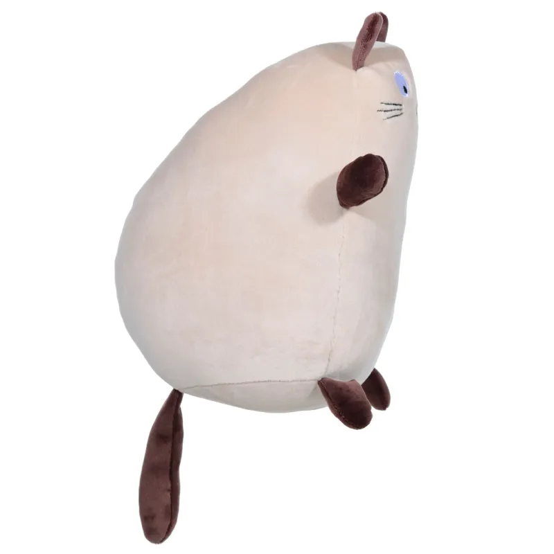 Decorative pillow, 30 cm, Spandex, Beige, Cat, Cat, image-1