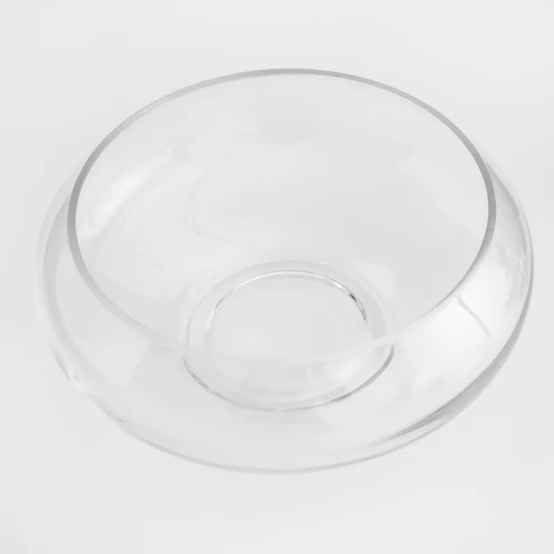 Salad bowl, 17x7 cm, glass, Clear, image-2