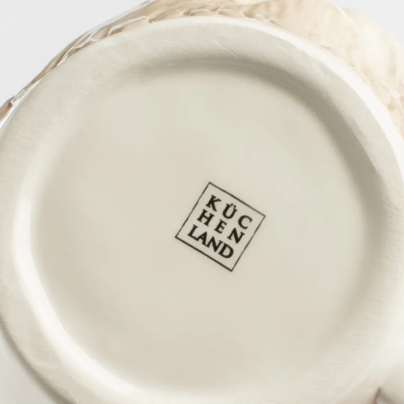 Mug, 480 ml, ceramic, milky beige, Cat, Cat, image-5