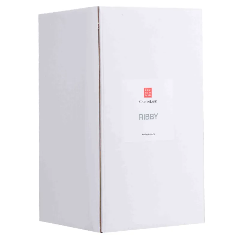 Candle holder, 14 cm, for cylindrical / thin candles, on a leg, collapsible, glass, Ribby, image-3