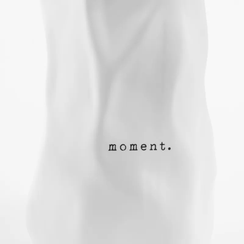 Flower vase, 20 cm, ceramic, white, Moment, Crumple font, image-3