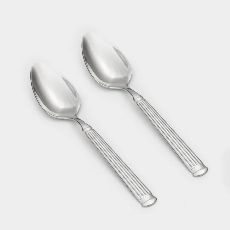 Dining spoon, 2 pcs, steel, Strips, Manresa