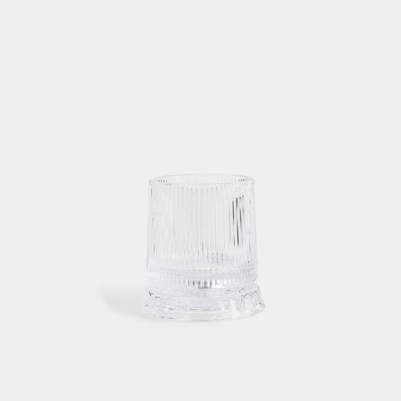 Drinking glass, 8 cm, 250 ml, on a stand, glass R, Ribby