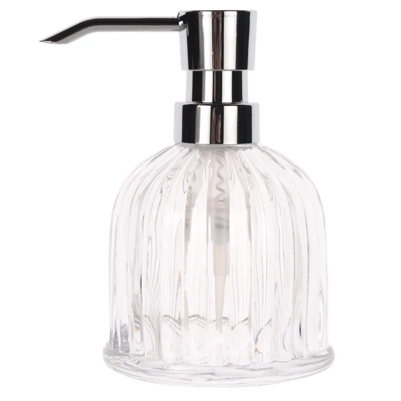 Liquid soap dispenser, 270 ml, glass/plastic, Alala