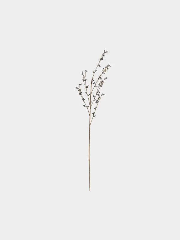 Decorative branch, 95 cm, polyethylene / metal, Blue berries, Blue berry, image-0