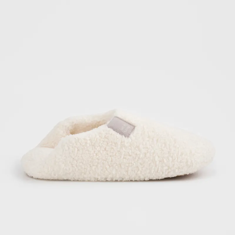 Women's slippers, homewear, size 36-37, artificial fur, milky, Plush mild