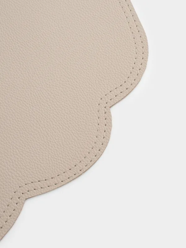 Placemat, 33x45 cm, PVC, shaped, silver, Rock, image-2