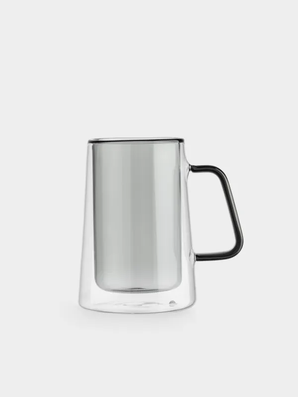 Mug, 300 ml, 2 pcs, glass B, grey, Air Color, image-2