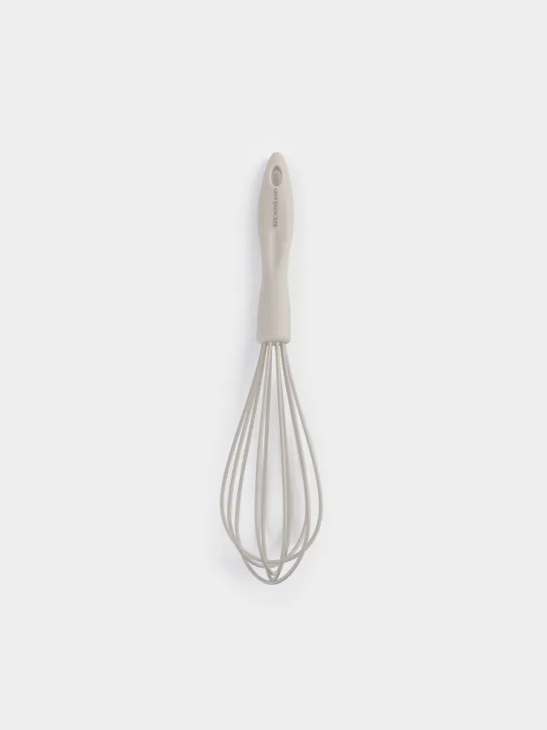 Whisk, 26 cm, silicone / plastic, beige, Benefit, image-0