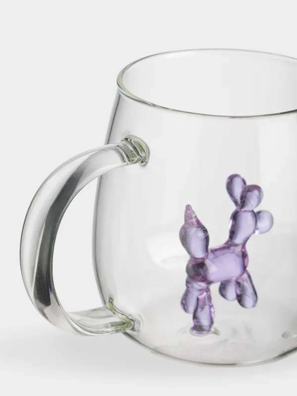 Mug, 400 ml, Glass B, Dog, Shape, image-2