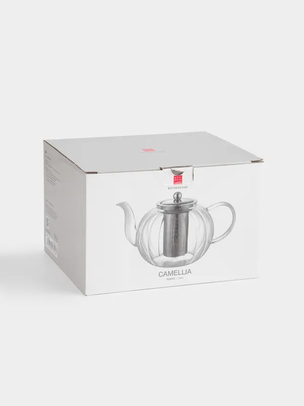 Teapot, 1.5 l, glass B, Camellia, image-4