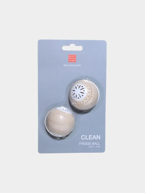 Refrigerator odor absorber, 2 pcs, 5 cm, ball, Clean, image-2