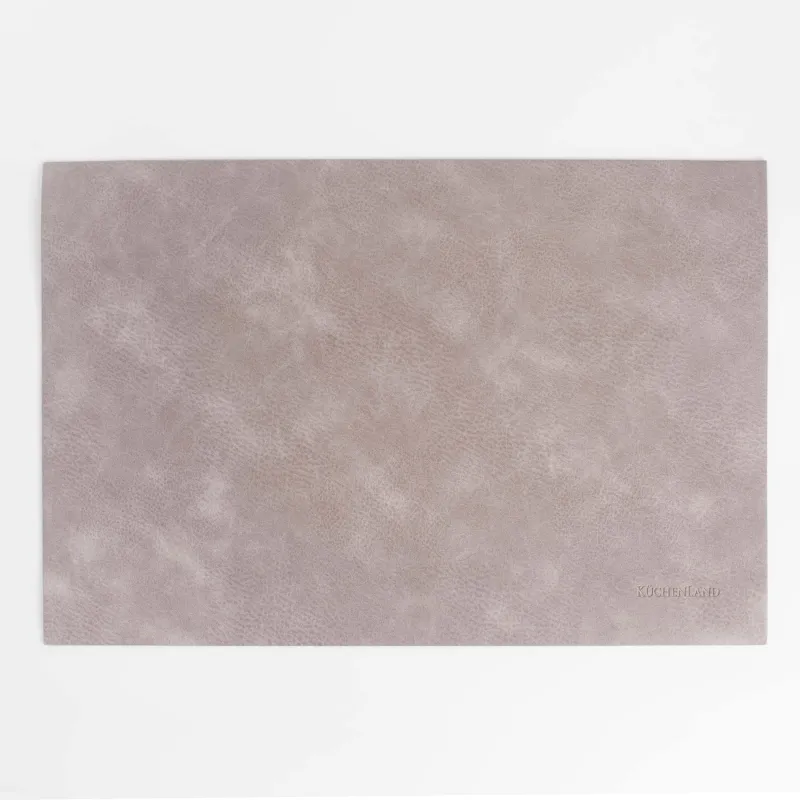 Napkin for appliances, 30x45 cm, PVC, rectangular, gray-brown, Rock